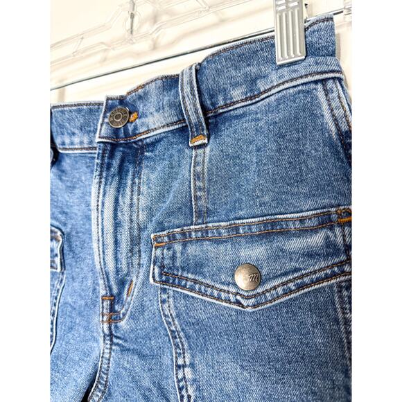 Madewell Emmett Shorts w/ Patch Pocket Size 24 - Picture 2 of 6